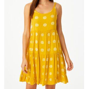 Mossimo Supply Co. Yellow Floral Dress